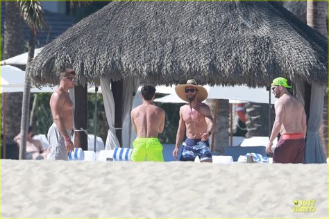 Full Sized Photo Of Rob Gronkowski Shirtless Beach In Cabo Camille