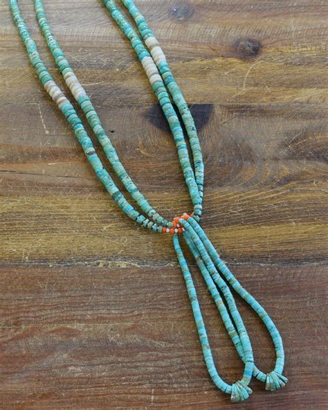 Vintage Navajo Turquoise Beaded Jacla Necklace Mac S Indian Jewelry