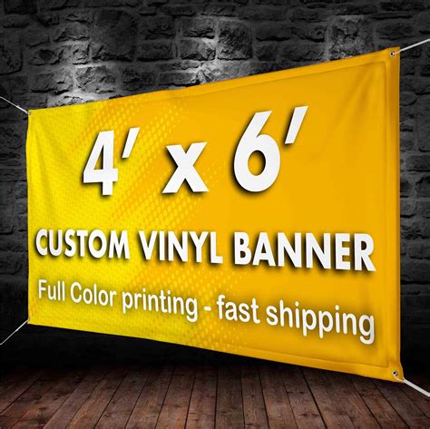 Custom Vinyl Banner Vinyl Banner Printing Full Color Vinyl Etsy