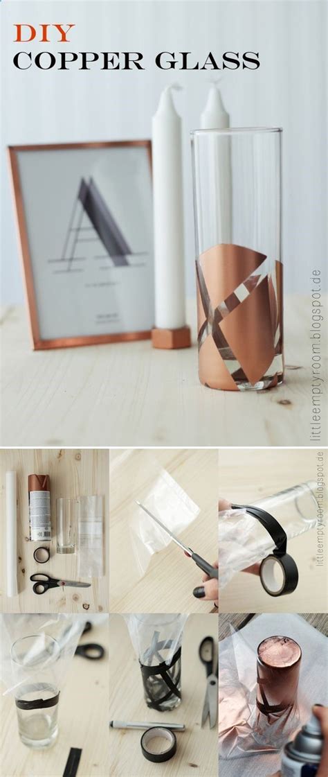 3 Copper Glass 6 Gorgeous Diy Drinking Glasses To Make Before Summer