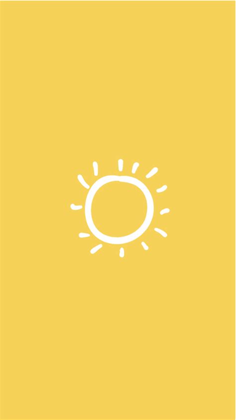 Yellow Summer Sun Instagram Story Highlights Template Instagram
