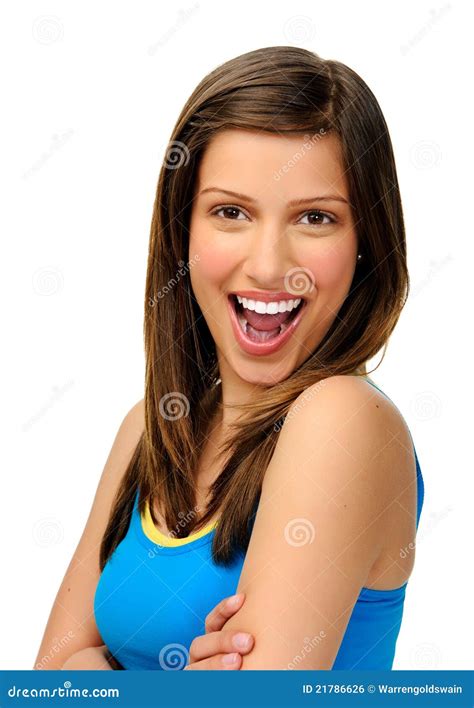 Happy Portrait Stock Photo Image Of Portrait Shout 21786626