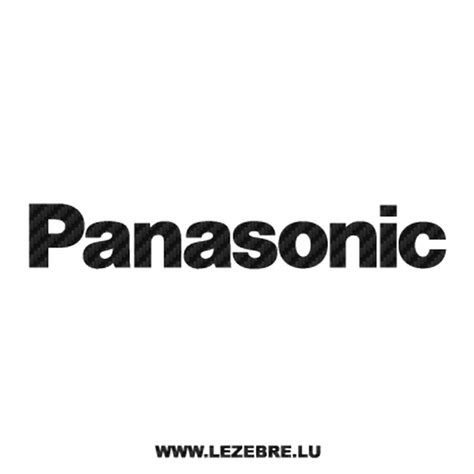 Sticker Karbon Panasonic