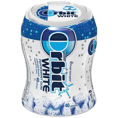 Orbit White Peppermint Sugarfree Gum Hy Vee Aisles Online Grocery