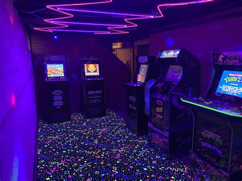 almost done with my basement remodel we decided to recreate an arcade down there along with a