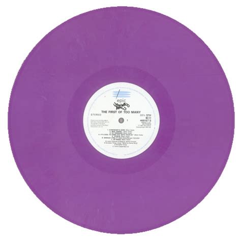 Senseless Things The First Of Too Many Purple Vinyl Uk Vinyl Lp Album