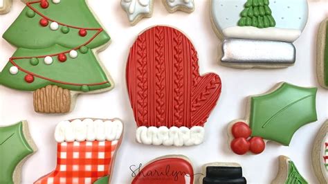 How To Decorate Easy Mitten Sugar Cookies 12 Days Of Christmas Youtube