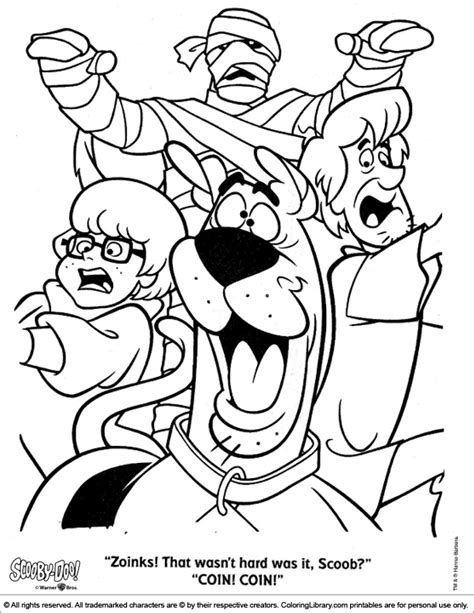 Printable Scooby Doo Coloring Pages For Kids Cool2bkids