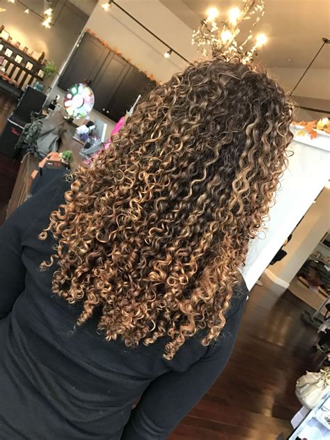 These are the best hairstyles for curly hair that you can get right now. Curly hair with Balayage Highlights #blackcurlyhairstyles ...