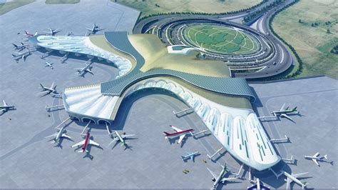 Международный аэропорт г Ашхабад Architecture Design Concept