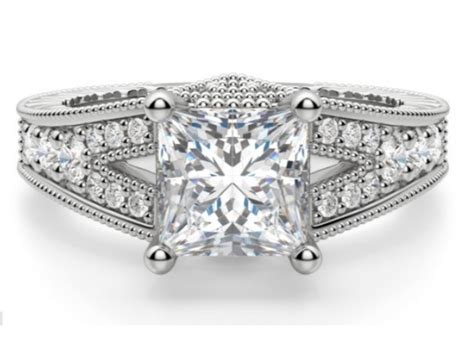 Diamond Nexus Valencia Princess Cut Engagement Ring