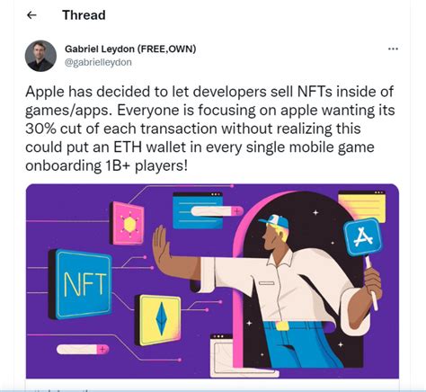 Apple Prohíbe Usar Nfts Para Desbloquear Contenido De Apps