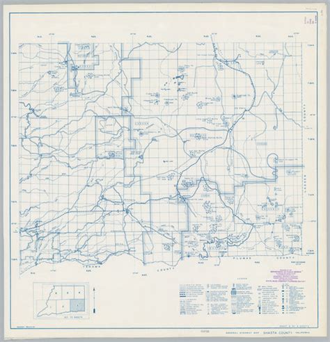 General Highway Map Shasta County Calif Sheet 3 — Calisphere