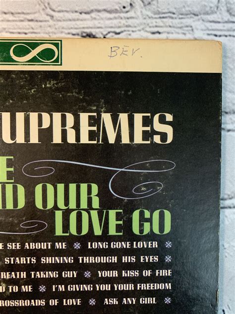 The Supremes Where Did Our Love Go Motown Records S 621 Record Vinyl Lp