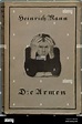 Heinrich Mann Die Armen 1917 Stock Photo - Alamy