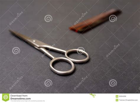 Scissors And Comb Stock Photo Image Of Barber Stylist 36304268