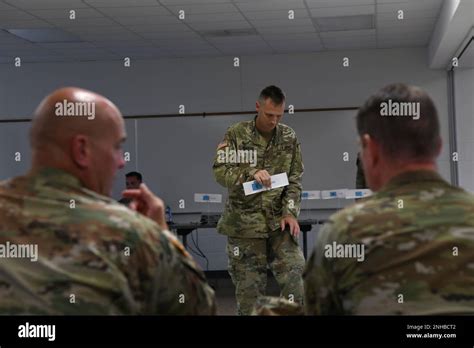 Us Army Maj Quin Rogers Michigan National Guard Range Operations