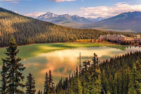 Filelake Louise Alberta Canada Banff National Park View From Above Wikimedia Commons