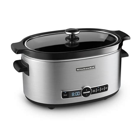 Best Slow Cookers Kitchenaid Ksc6223ss 6 Qt Slow Cooker With Standard Lid Stainless Steel