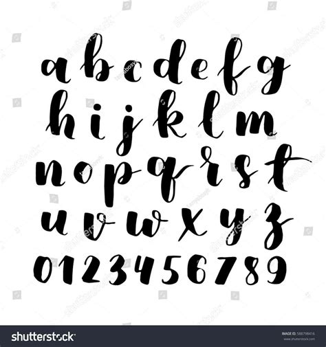 New Hand Lettering Alphabet Fonts Paijo Network Hand Lettering