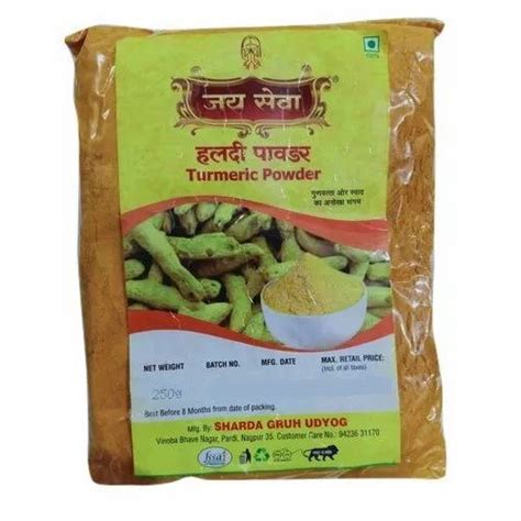 250 Gm Turmeric Powder For Cooking Packaging Type PP Bag At Best