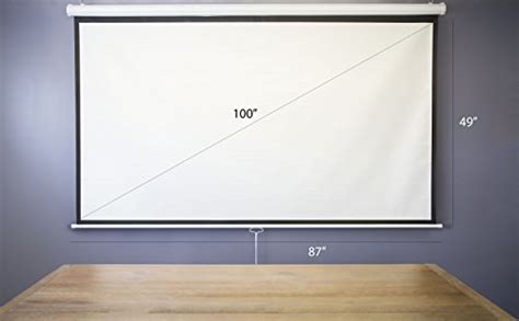 Vivo 100 Projector Screen 100 Inch Diagonal 169 Projection Hd Manual