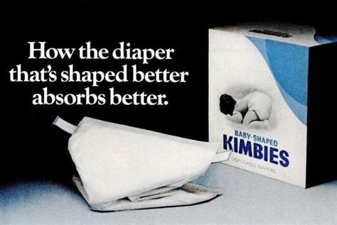Kimbies Baby Shaped Vintage Disposable Diapers 1970s Click Americana