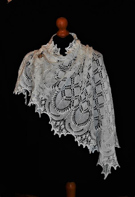 Heirloom Hand Knitted Lace Baby Shawl Wedding Shawl Square Etsy