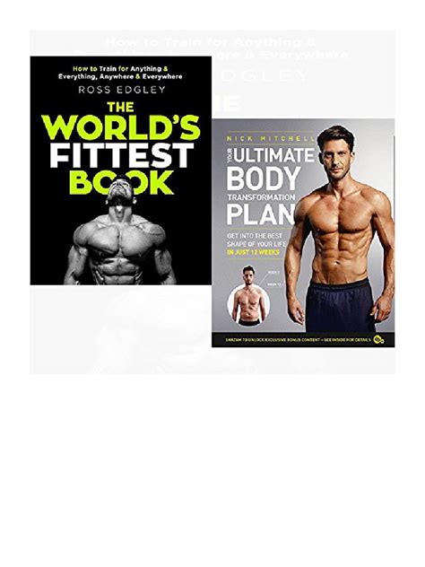 world s fittest book and your ultimate body transformation plan 2 books collection set ross