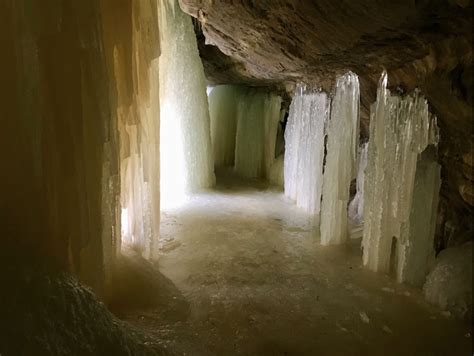 Eben Ice Caves Are Most Beautiful Frozen Caves In Michigan Underground