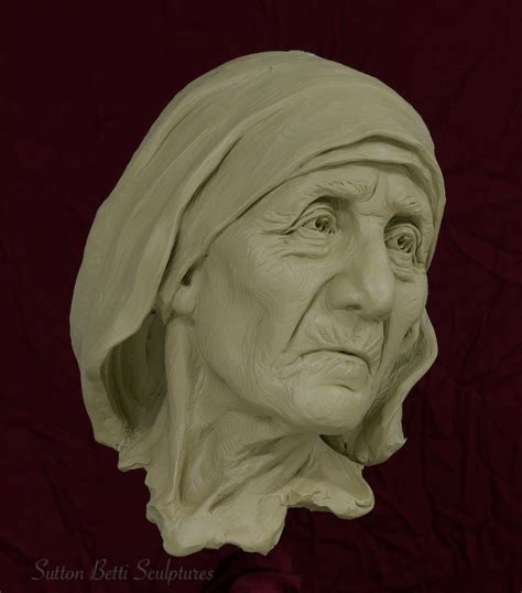 Portrait Bust Of Mother Teresa