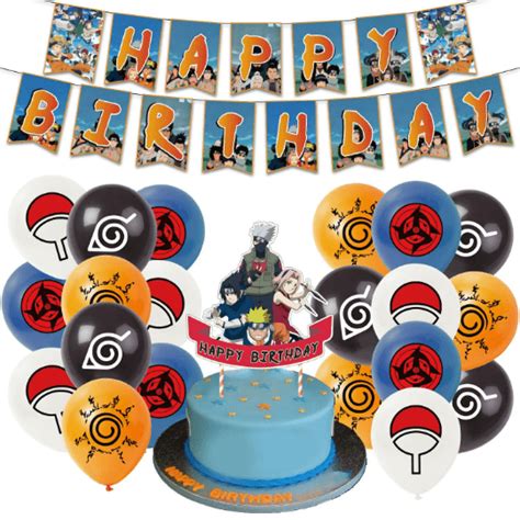 Anime Theme Decoration Naruto Birthday Party Set Birthday Party