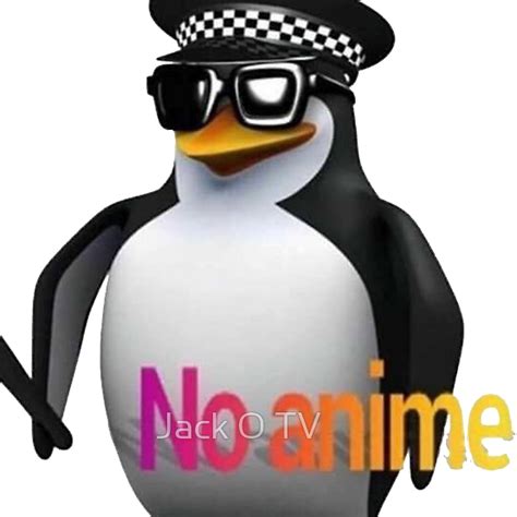 No Anime Penguin With Transparency Meme Generator