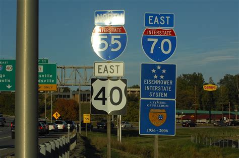 Illinois U S Highway 40 Interstate 70 And Interstate 55 Aaroads