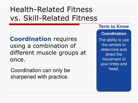 PPT - Skill Related Fitness and Health Related Fitness 