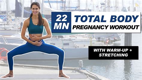TOTAL BODY PREGNANCY WORKOUT MIN With Warmup Stretching All Trimesters With