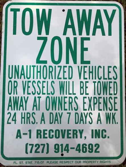 Private Property Towing Tampa Pasco Hillsborough And Pinellas