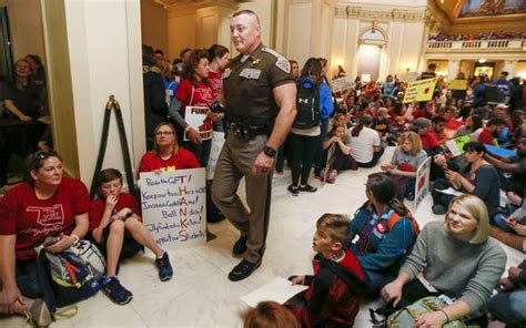 Teacher Walkout Fills Capitol To Capacity News Ok