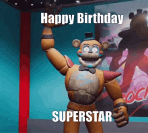 Glamrock Freddy Happy Birthday Superstar 