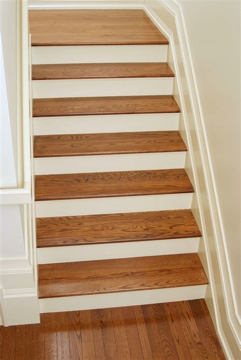 White Oak Stair Treads Oak Stairs Laminate Stairs Wood Stair Treads