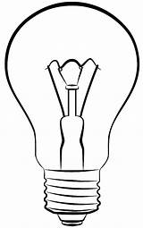 Coloring Bulb Light Lamp Template Electric Colornimbus sketch template