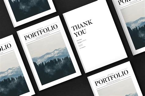 Newspaper Portfolio Brochure Photography Portfolio Template