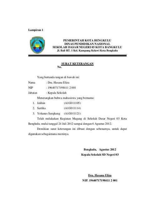 Unsur berikutnya yang wajib ada di dalam contoh surat resign kerja adalah ucapan rasa terima demikian surat pengunduran diri kerja ini saya buat dengan penuh kesadaran serta atas. Contoh Surat Permohonan Magang Kerja yang Baik dan Benar ...