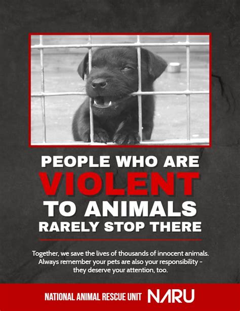 Stop Animal Cruelty And Rights Poster Template Poster Template