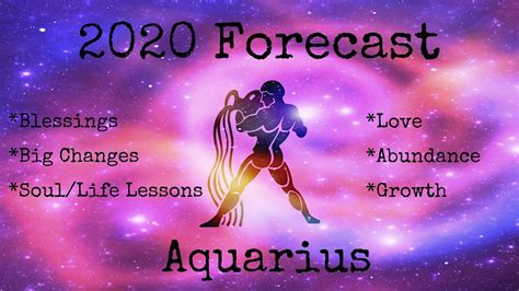 Aquarius ~ This Is Your Year ~ 2020 Tarot Forecast Youtube