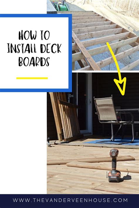 How To Install Deck Boards Deck Boards Woodworking Plans Building A