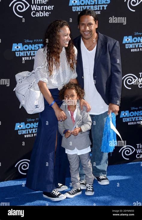 Troy Polamalu Attends The World Premiere Of Disney Pixar S Monsters