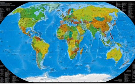 Map World Online Topographic Map Of Usa With States