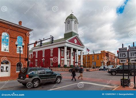 The Charles Town Downtown Intersection Editorial Photo Image Of