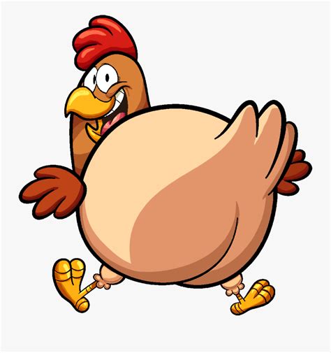 Fat Chicken Free Transparent Clipart Clipartkey
